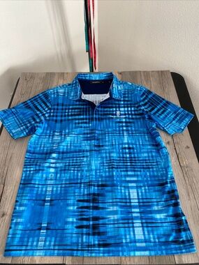 Ritz Carlton Grand Cayman Performance Stretch Polo Bugatchi Men’s XL